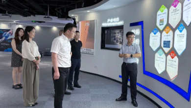 蕭山區(qū)區(qū)委副書記、政法委書記李軍一行蒞臨健培科技考察調(diào)研